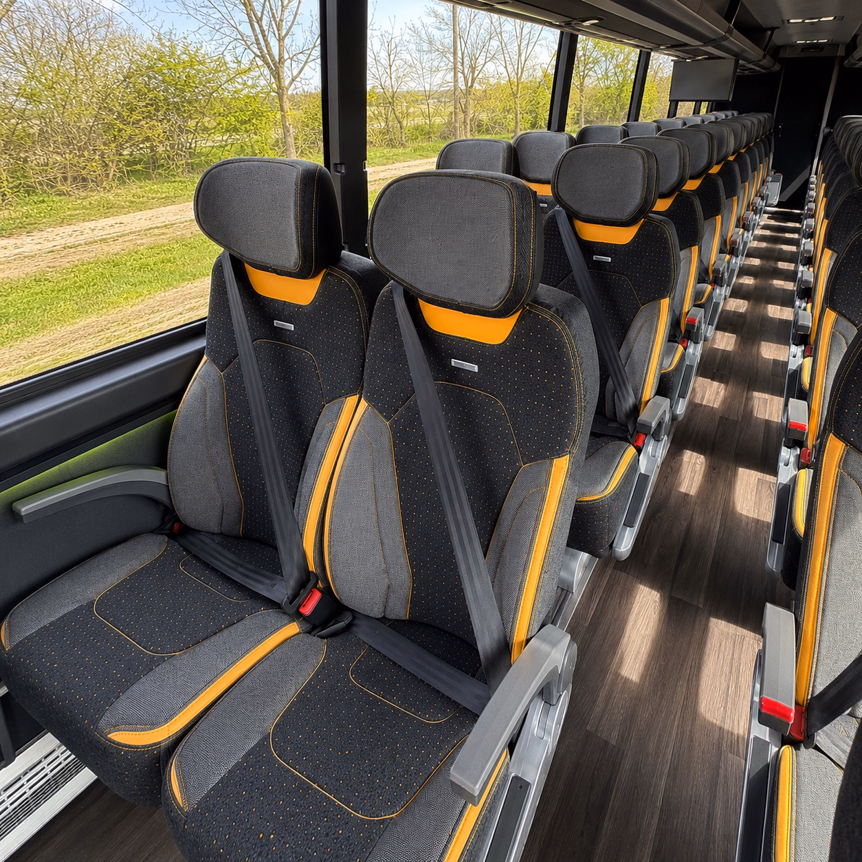 palm coast bus rental service area