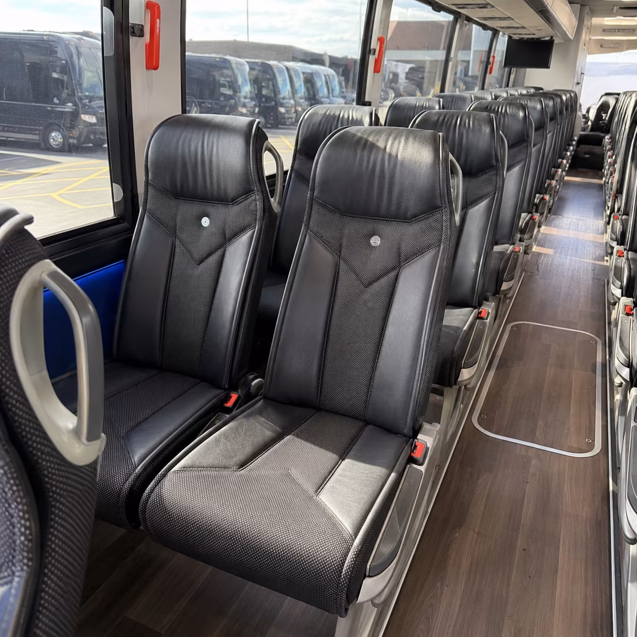 palm coast charter bus interior